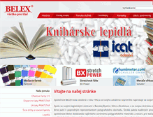 Tablet Screenshot of belex.sk